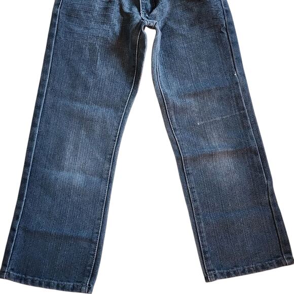 The Jean People Hollywood Boys Jeans Size 8 Black Washed Straight Leg Adjustable - Picture 4 of 11